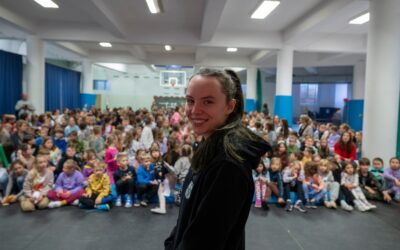 Adela Piskorska spotkała się z uczniami SP im. św. Wincentego Pallottiego